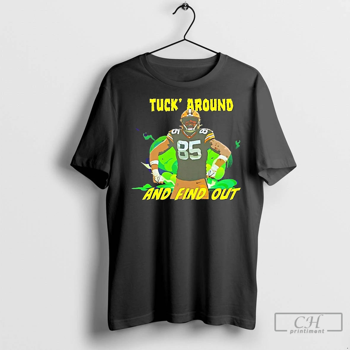 Classic Tucker Kraft Tuck Around And Find Out Green Bay Packers Shirt Hoodie Sweatshirt | PurePodTees.com