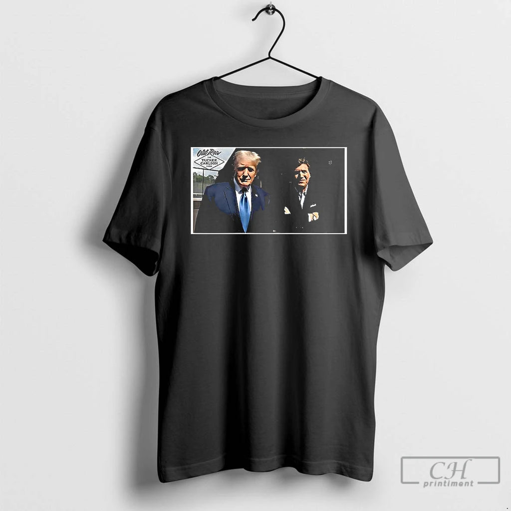 Classic Tucker X Trump Interview T Shirts Hoodie Sweatshirt | PurePodTees.com
