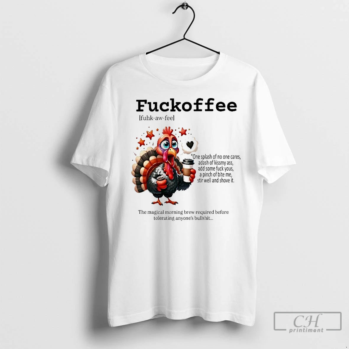 Classic Turkey Fuckoffee Definition The Magical Morning Brew Required Thanksgiving Shirt Hoodie Sweatshirt | PurePodTees.com