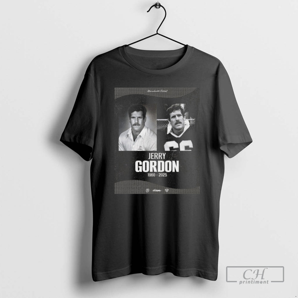 Classic Umass Football Mourn The Passing Of Jerry Gordon 1960 2025 Shirt Sweater