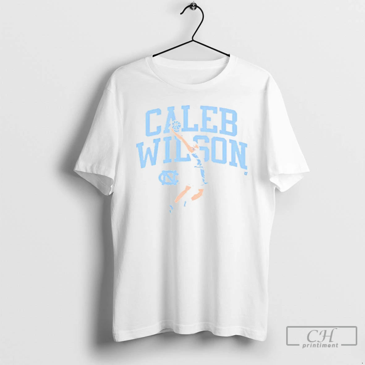 Classic Unc Basketball Caleb Wilson Name Pose Shirt Hoodie Sweatshirt | PurePodTees.com
