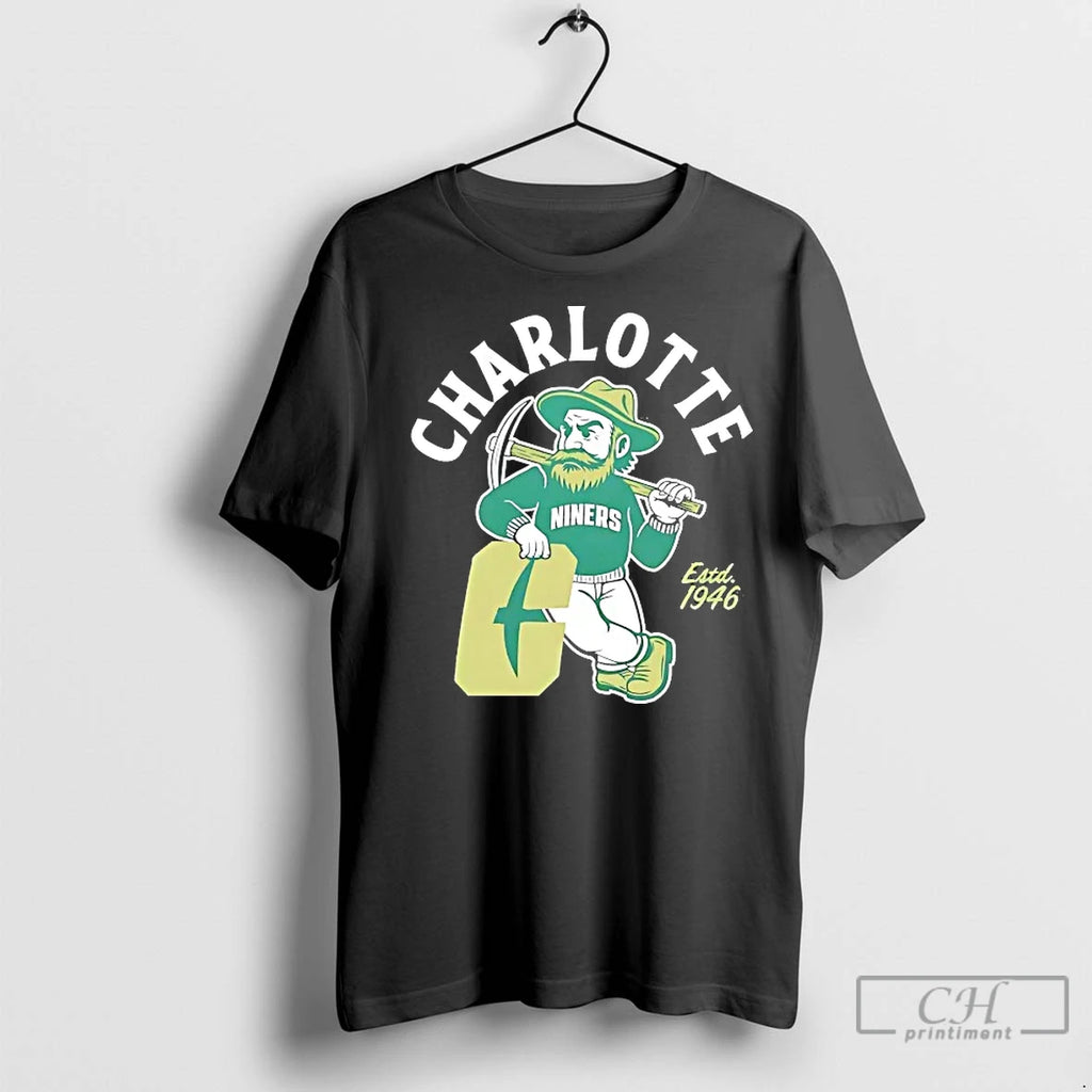 Classic Unc Charlotte 49ers Mascot Norm The Niner