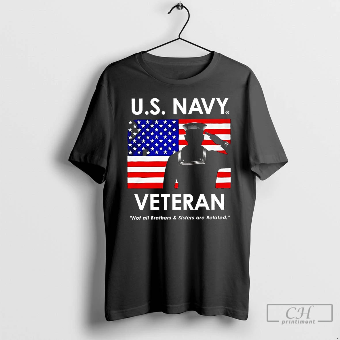 Classic Us Navy Veteran Not All Brothers And Sisters Are Related Shirt Hoodie Sweatshirt | PurePodTees.com