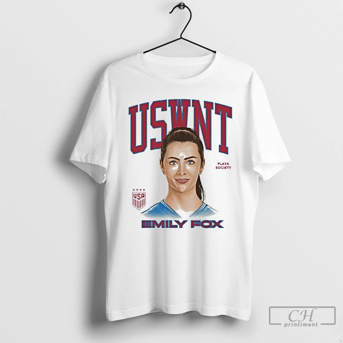 Classic Uswnt Emily Fox Player T Shirts Hoodie Sweatshirt | PurePodTees.com