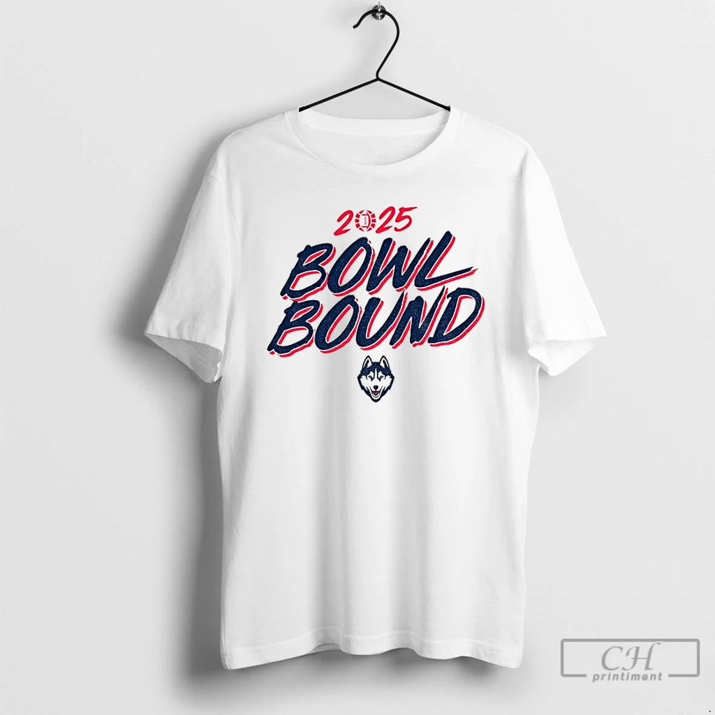 Classic Uconn Huskies Bowl Bound 2025 T Shirts Hoodie Sweatshirt | PurePodTees.com