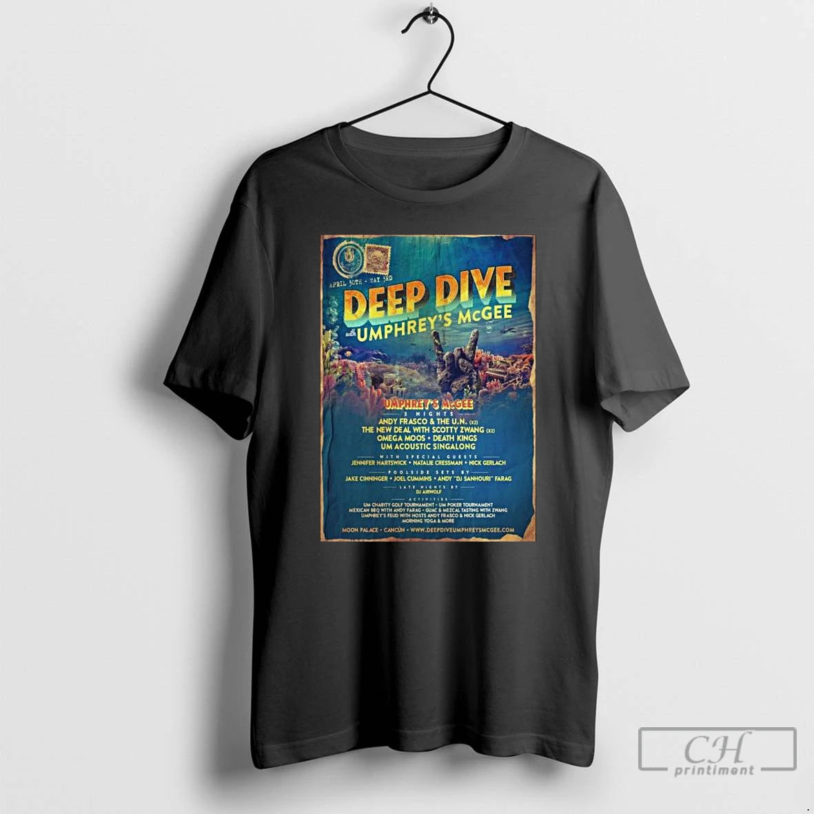 Classic Umphreys Mcgee Cancun Mexico 2026 Long Sleve T Shirts Hoodie Sweatshirt | PurePodTees.com