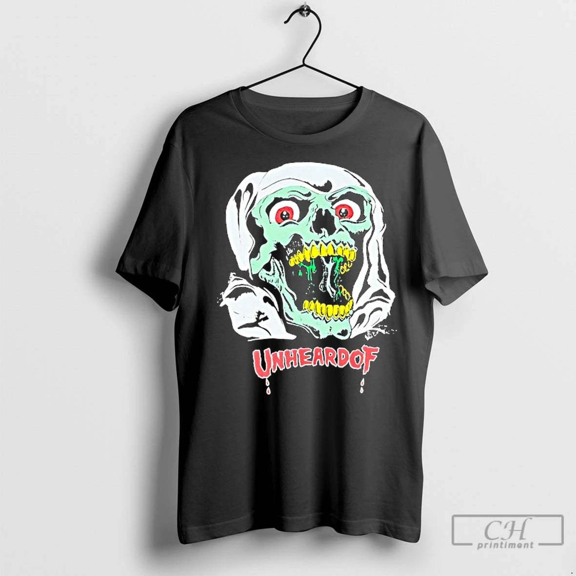 Classic Unheardof Screamin Skull Halloween Shirt Hoodie Sweatshirt | PurePodTees.com