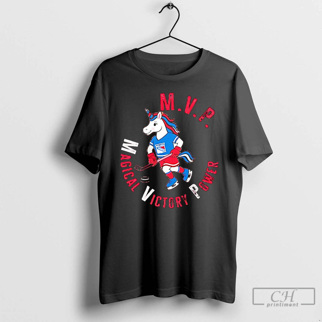 Classic Unicorn Mvp Magical Victory Power New York Rangers T Shirts Hoodie Sweatshirt | PurePodTees.com