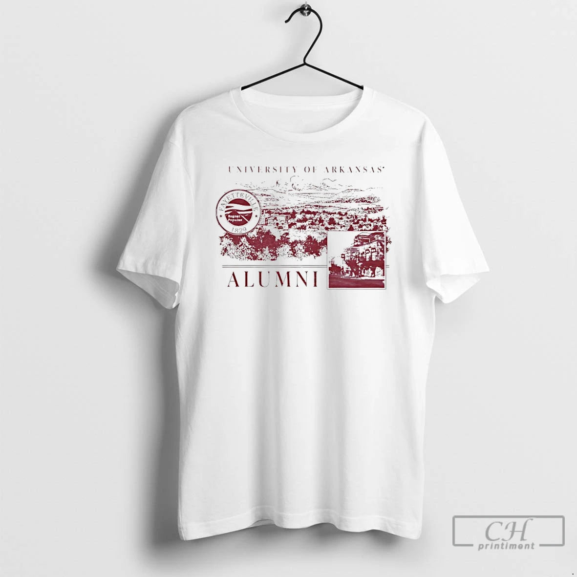 Classic University Of Arkansas Alumni Fayetteville 1892 Shirt Hoodie Sweatshirt | PurePodTees.com