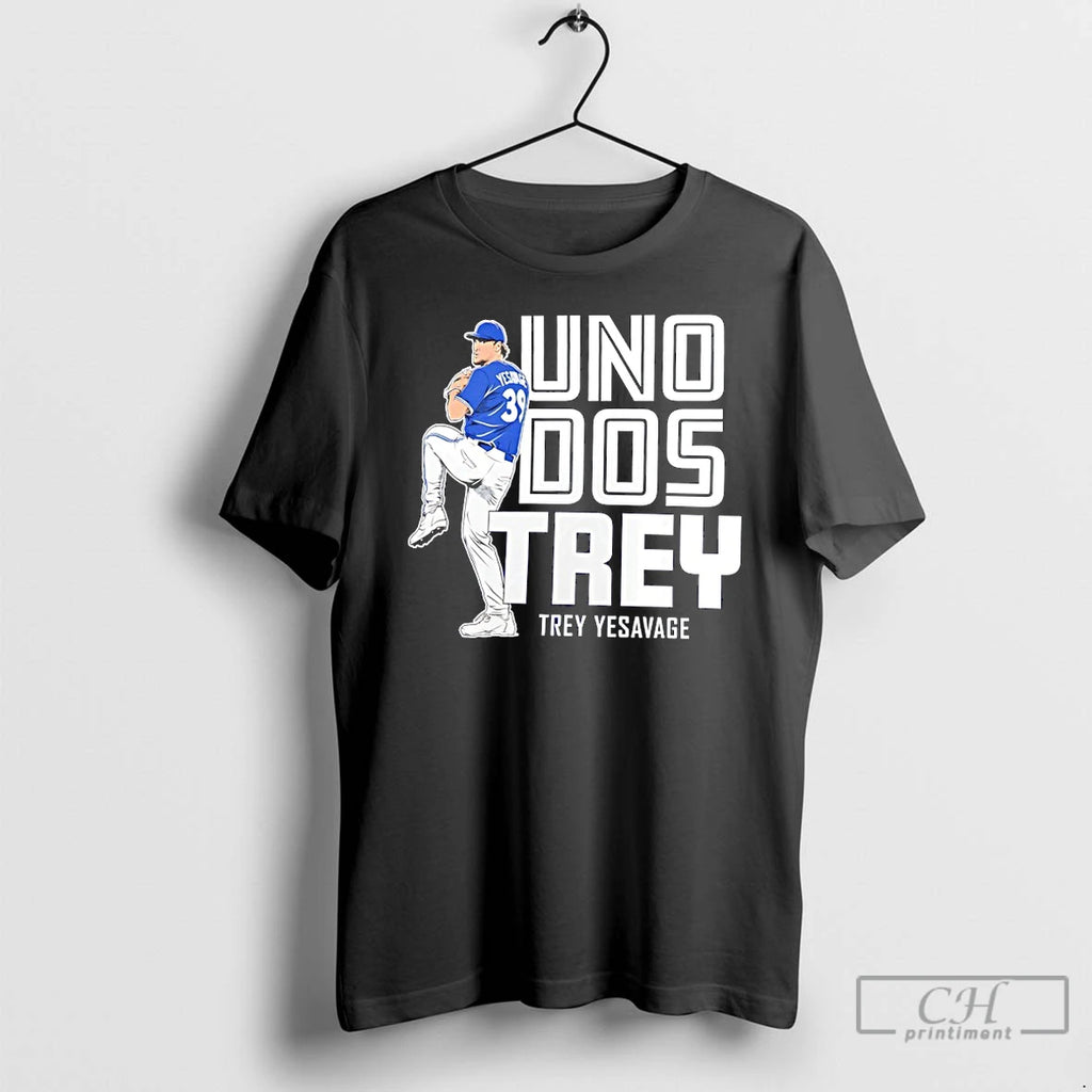 Classic Uno Dos Trey Trey Yesavage Toronto Blue Jays World Series 2025 T Shirts Hoodie Sweatshirt | PurePodTees.com