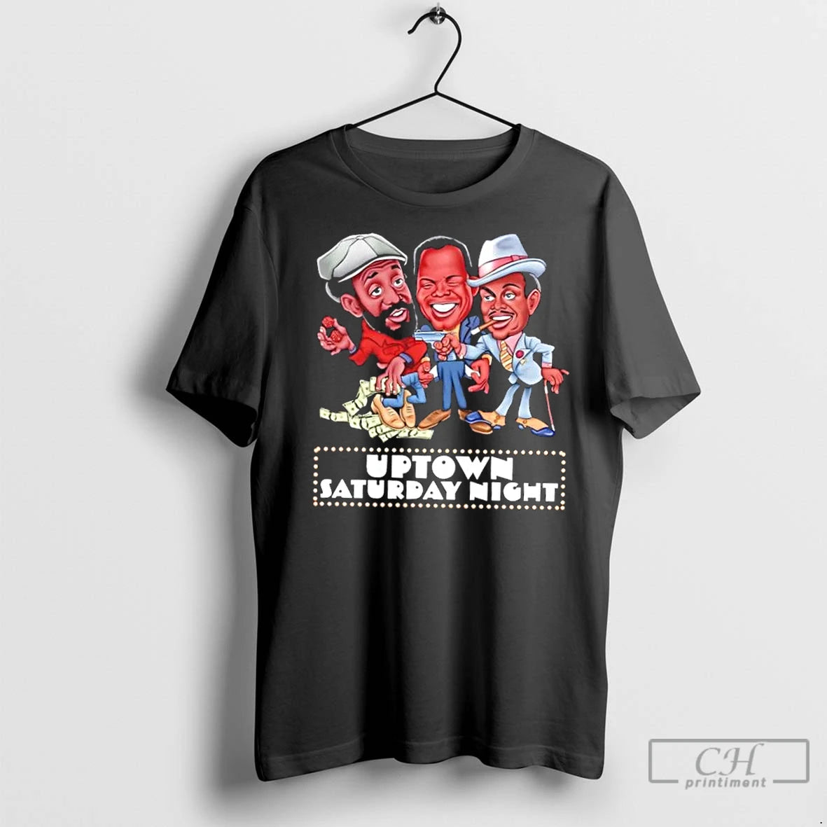 Classic Uptown Staturday Night 1974 Caricature Vintage Shirt Hoodie Sweatshirt | PurePodTees.com