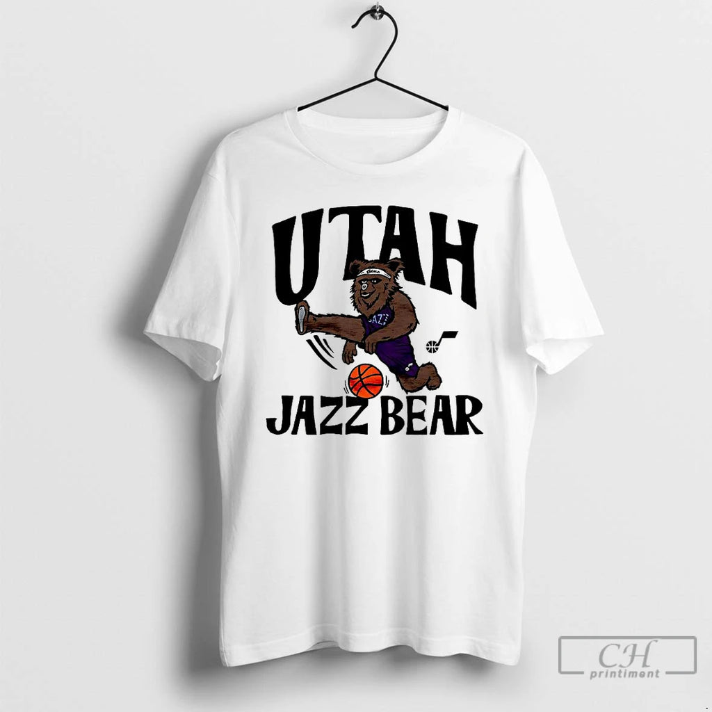 Classic Utah Jazz Basketball The Jazz Bear Mascot T Shirts Hoodie Sweatshirt | PurePodTees.com