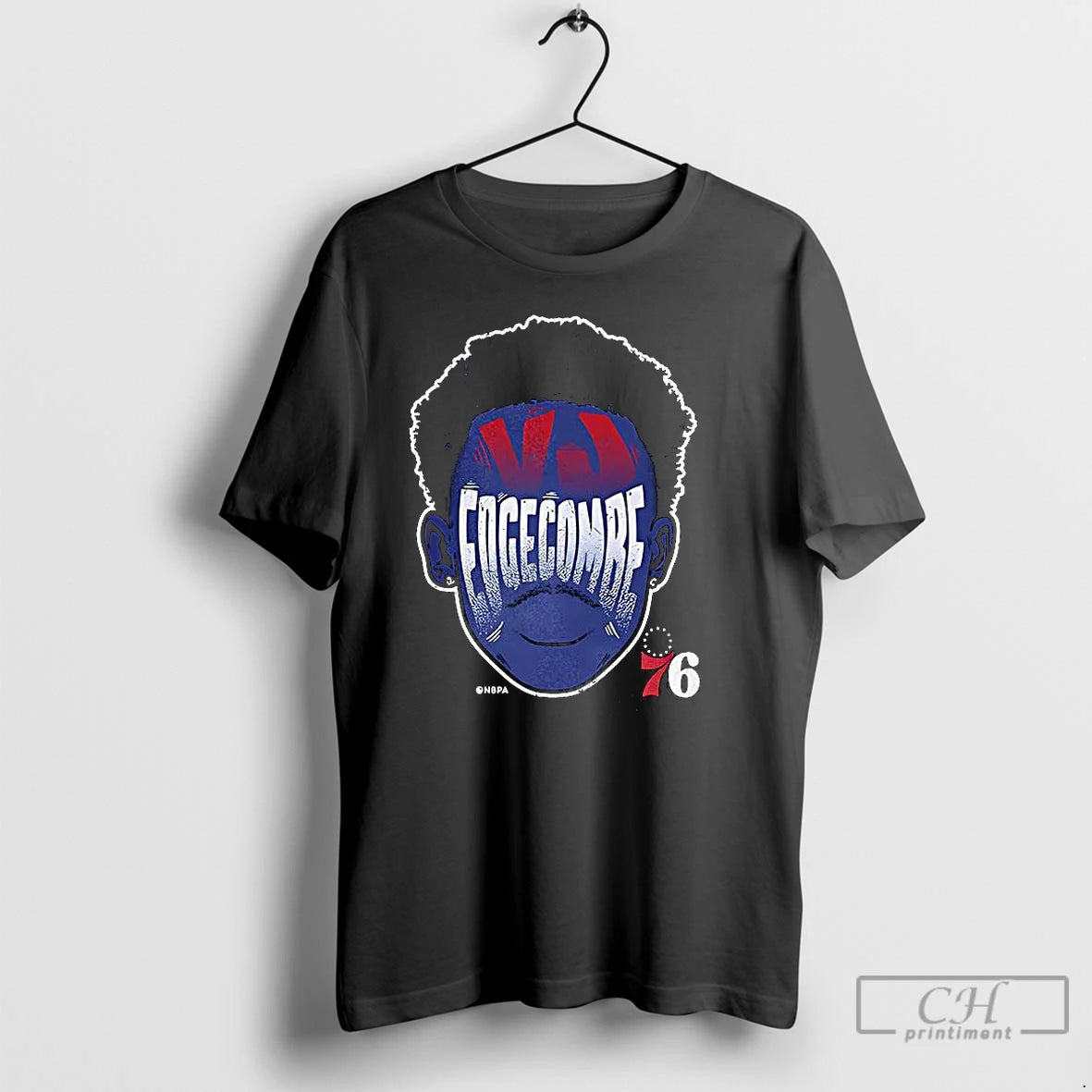 Classic Vj Edgecombe Philadelphia 76ers Nba Silhouette T Shirts Hoodie Sweatshirt | PurePodTees.com