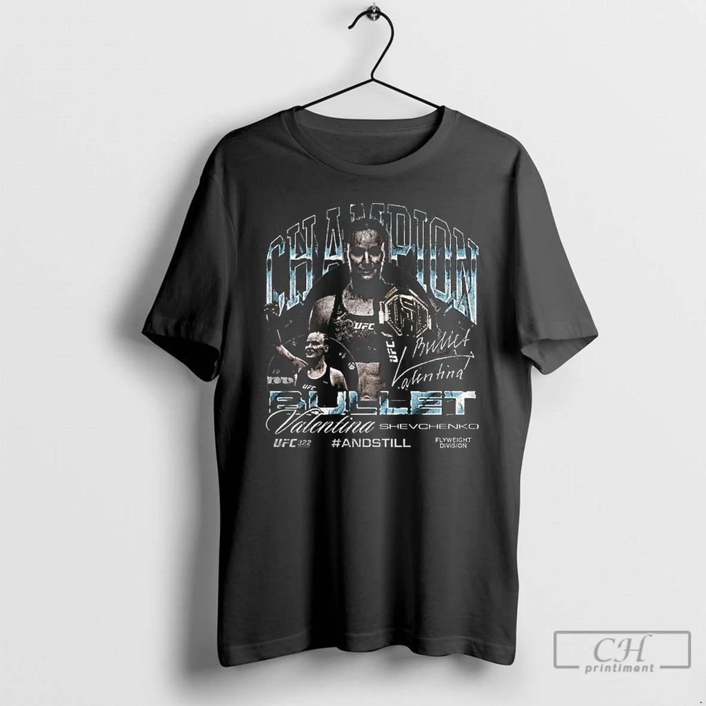 Classic Valentina Shevchenko Ufc 322 Andstill Womens Flyweight Champion Png Shirt Hoodie Sweatshirt | PurePodTees.com