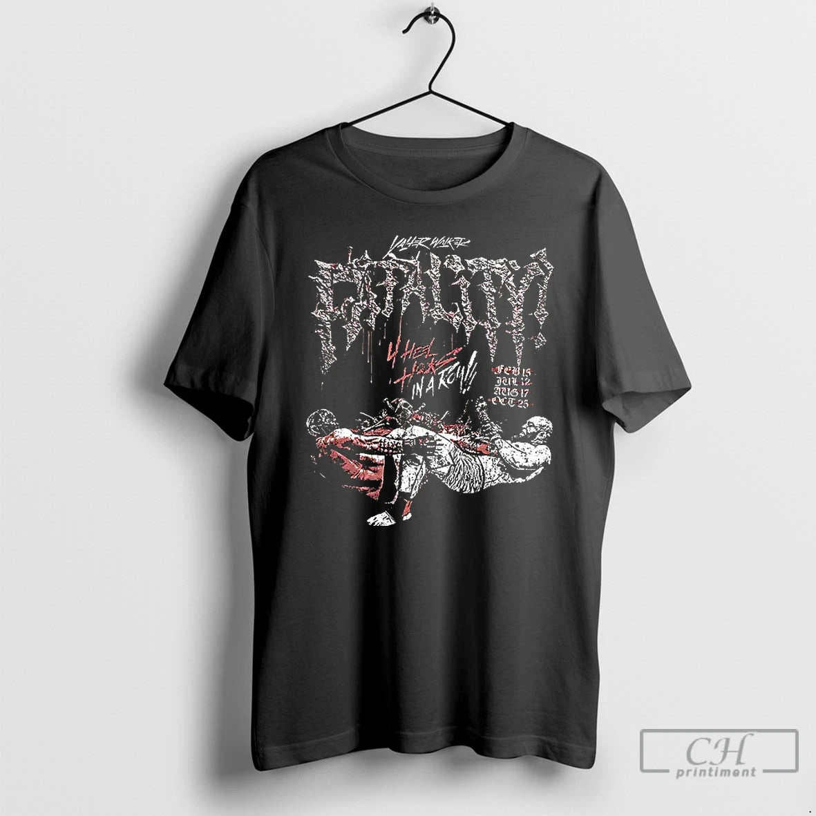 Classic Valter Walker Fatality 4 Heel Hooks In A Low Graphic T Shirts Hoodie Sweatshirt | PurePodTees.com