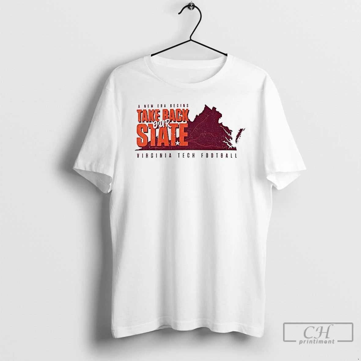 Classic Virginia Tech Hokies Football A New Era Begins Take Back Our State T Shirts Hoodie Sweatshirt | PurePodTees.com