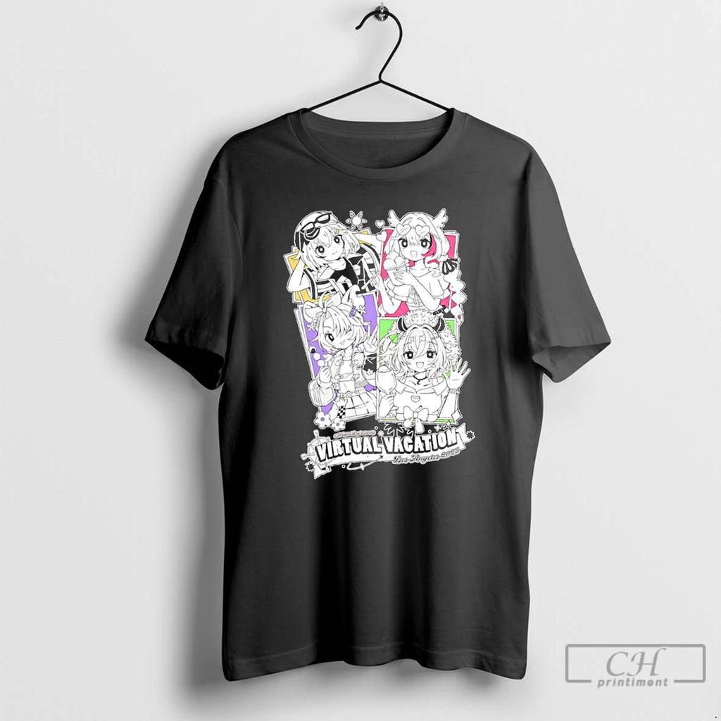 Classic Virtual Vacation Los Angeles 2025 Anime T Shirts