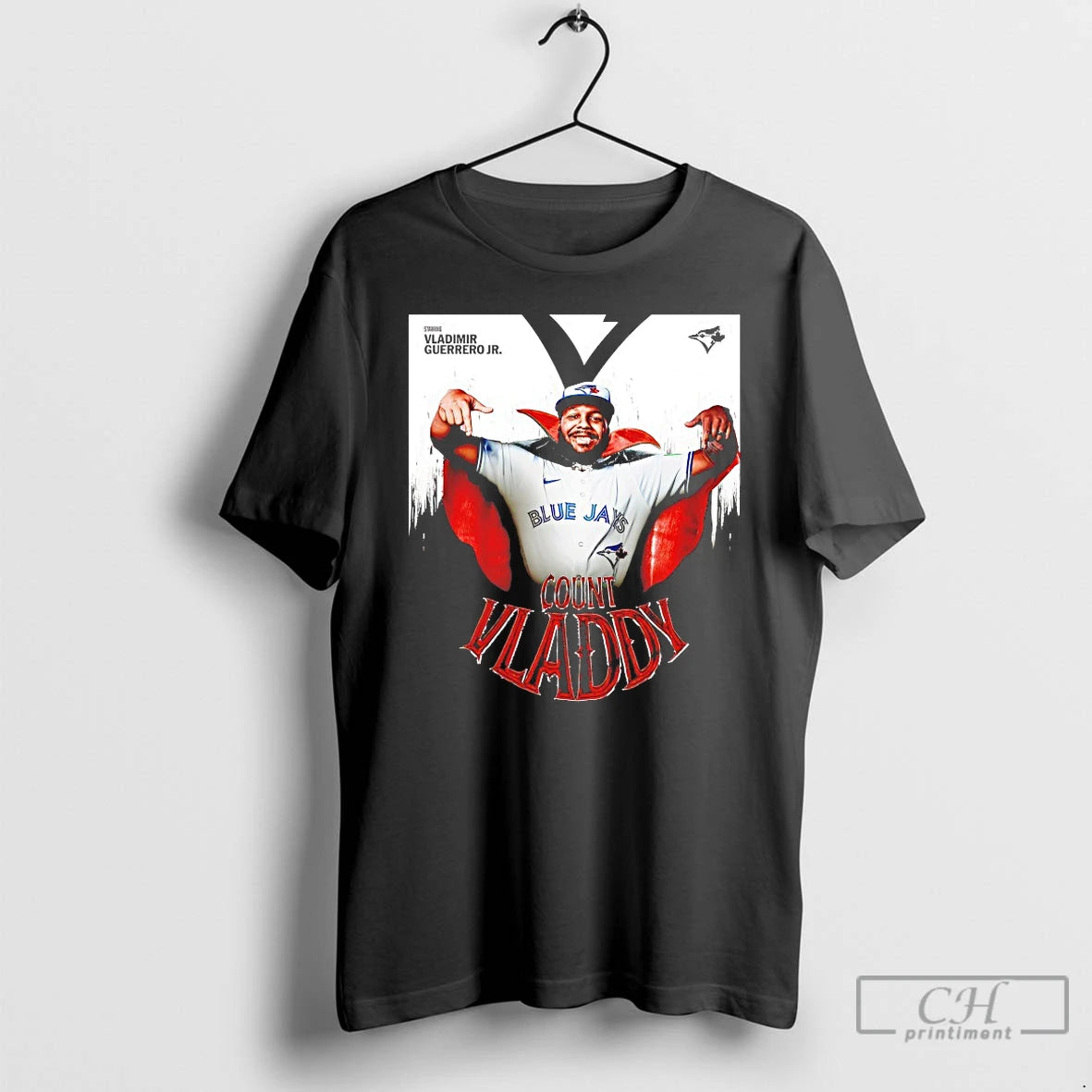 Classic Vladimir Guerrero Jr Count Vladdy Halloween T Shirts Hoodie Sweatshirt | PurePodTees.com