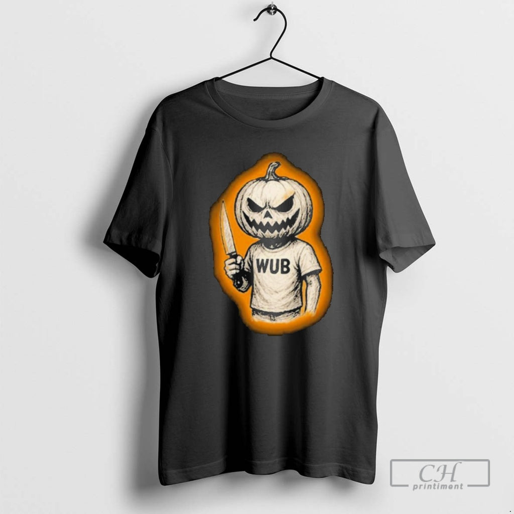 Classic Wub Haunted Pumpkin Knife Halloween Shirt Sweater