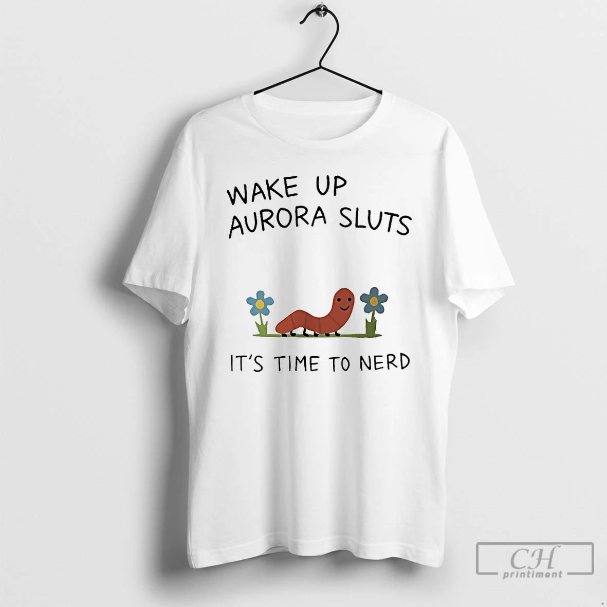 Classic Wake Up Aurora Sluts Its Time To Nerd Shirt Hoodie Sweatshirt | PurePodTees.com