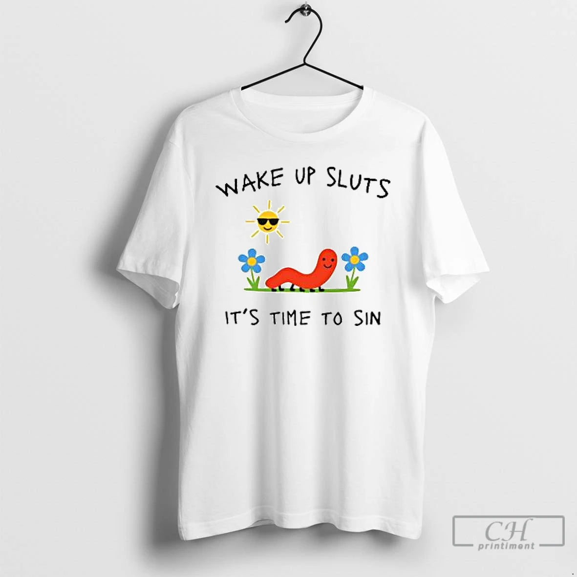 Classic Wake Up Sluts Its Time To Sin Funny Animal Meme T Shirts Hoodie Sweatshirt | PurePodTees.com
