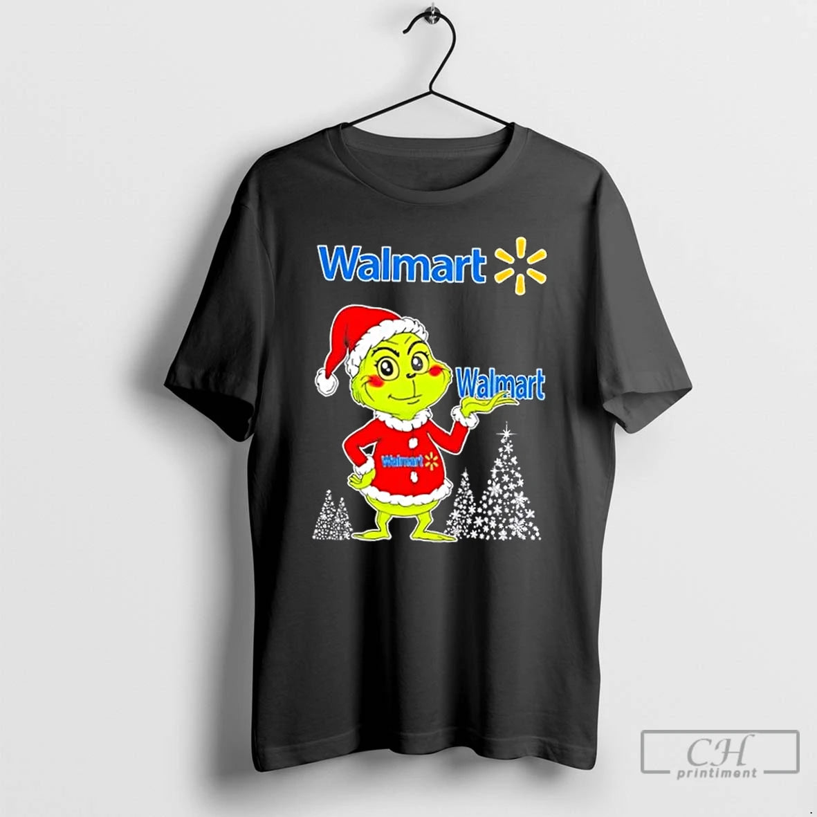 Classic Walmart And Grinchmas Christmas Tree T Shirts Hoodie Sweatshirt | PurePodTees.com