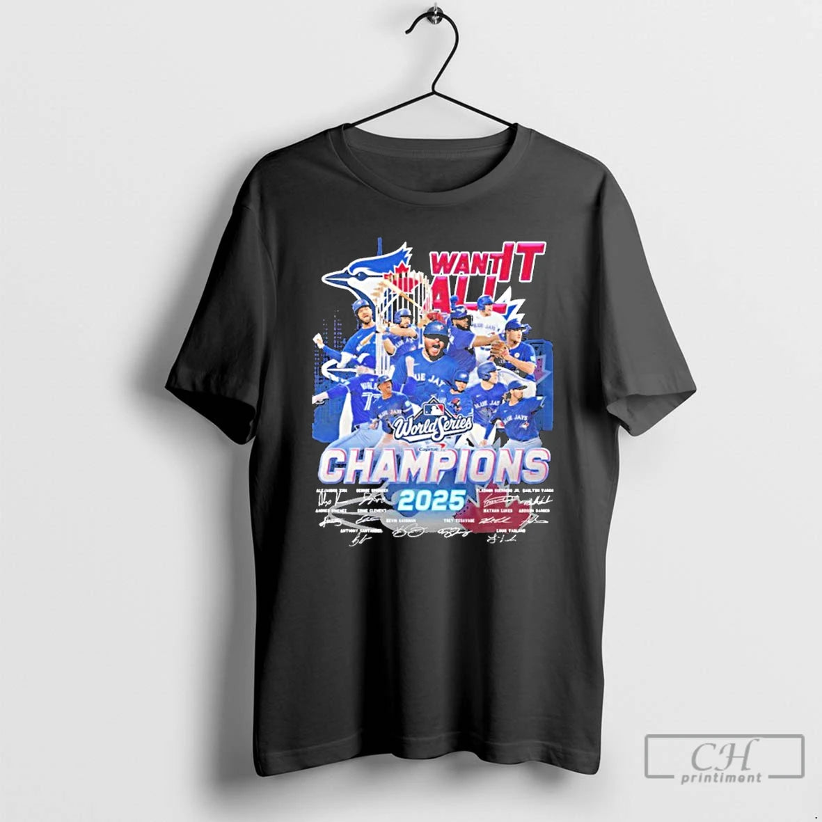 Classic Want It All Player Champions Signature 2025 T Shirts Hoodie Sweatshirt | PurePodTees.com