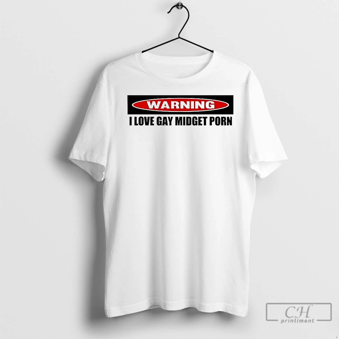 Classic Warning I Love Gay Midget Porn Shirt Hoodie Sweatshirt | PurePodTees.com