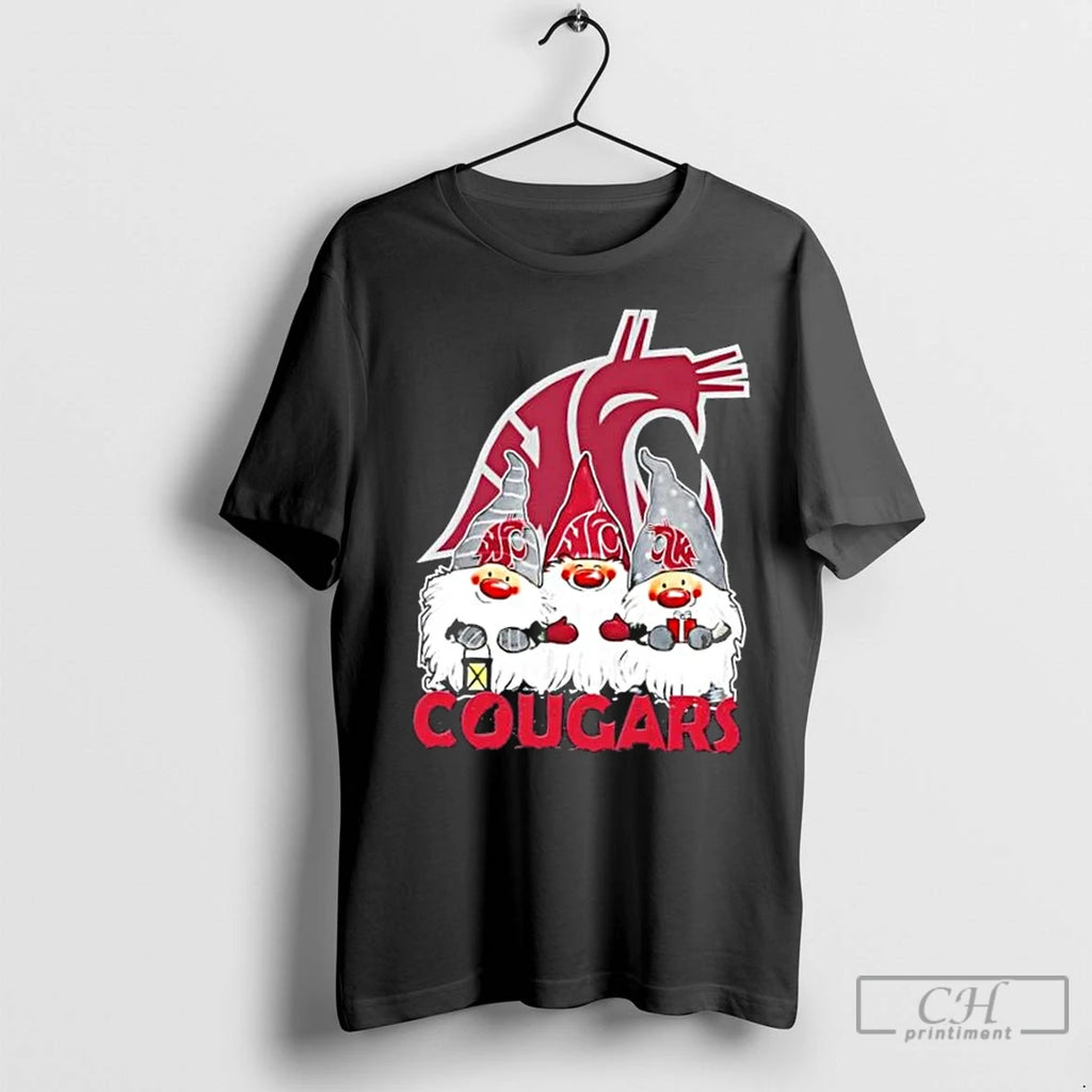 Classic Washington State Cougars X Gnomes Xmas Christmas Shirt Hoodie Sweatshirt | PurePodTees.com