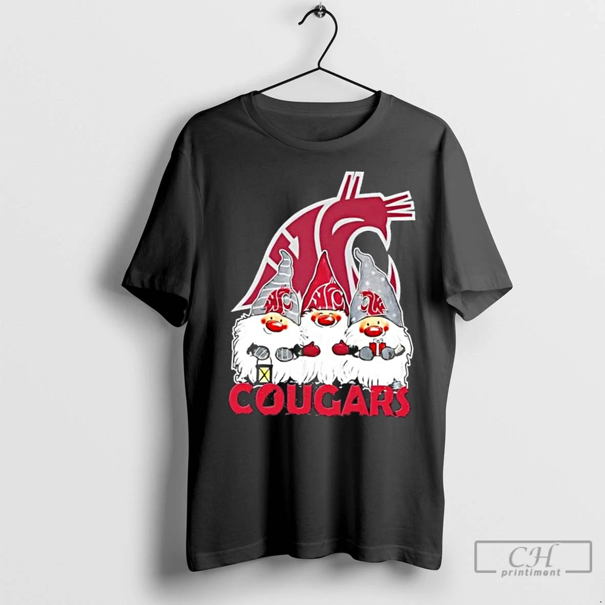 Classic Washington State Cougars X Gnomes Xmas Christmas Shirt Hoodie Sweatshirt | PurePodTees.com
