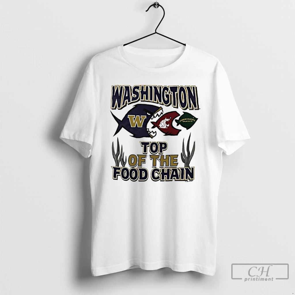 Classic Washington Top Of The Food Chain Shirt Hoodie Sweatshirt | PurePodTees.com