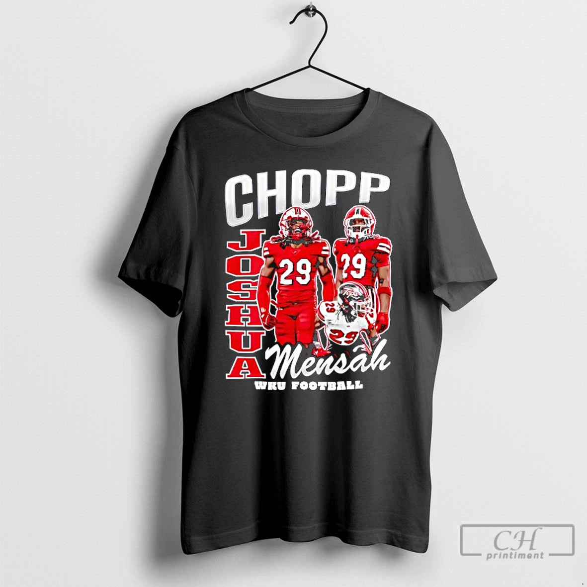 Classic Western Kentucky Football Joshua Mensah Number 29 Retro Fan T Shirts Hoodie Sweatshirt | PurePodTees.com