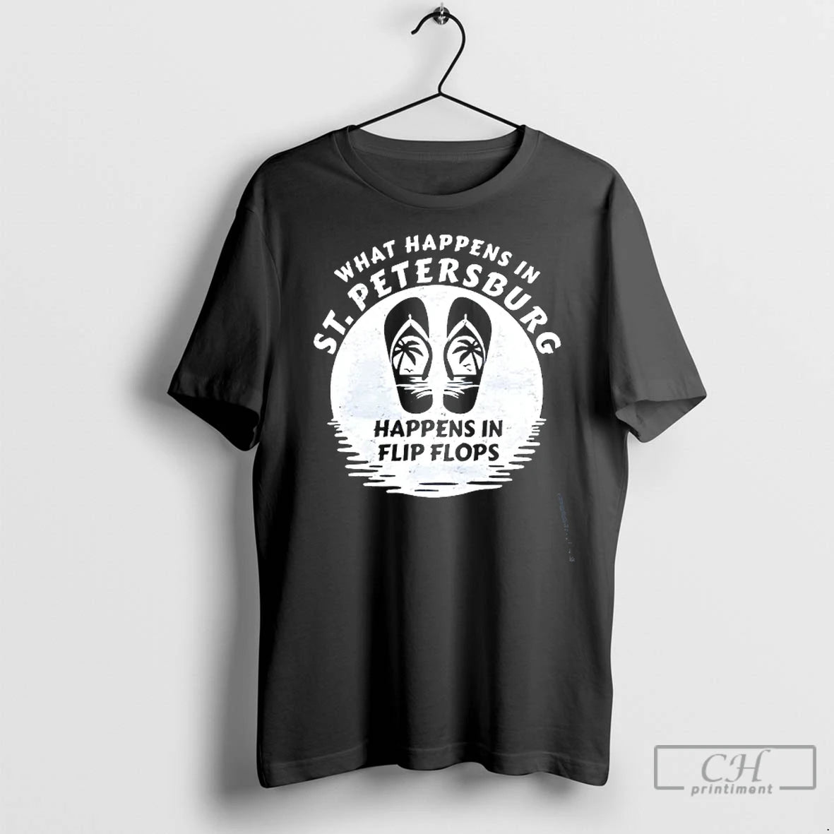 Classic What Happens In St Peterburg Happens In Flip Flops Shirt Hoodie Sweatshirt | PurePodTees.com