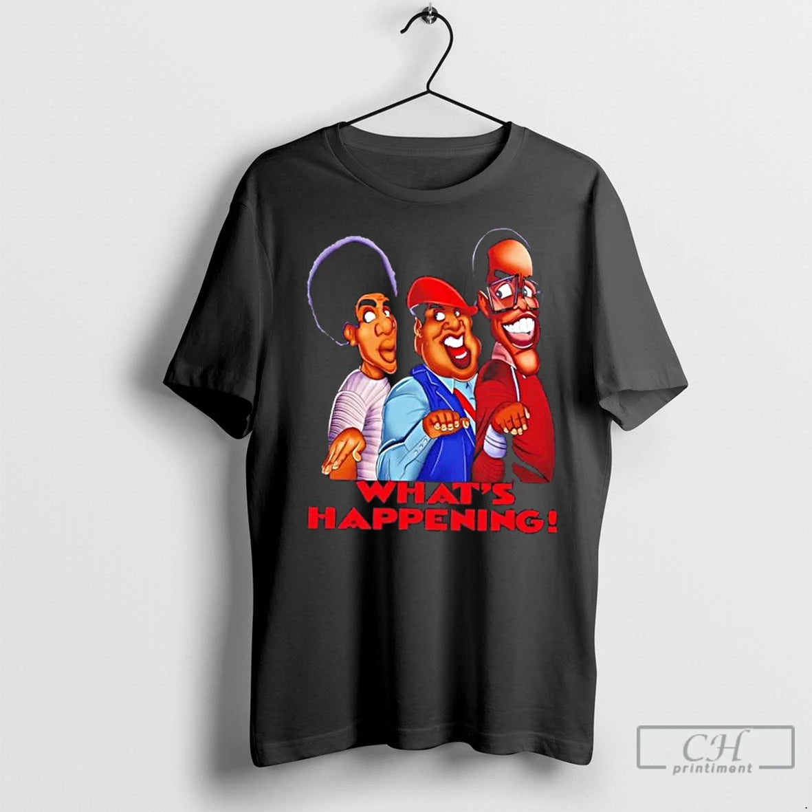 Classic Whats Happening 1976 Caricature Vintage Shirt Hoodie Sweatshirt | PurePodTees.com