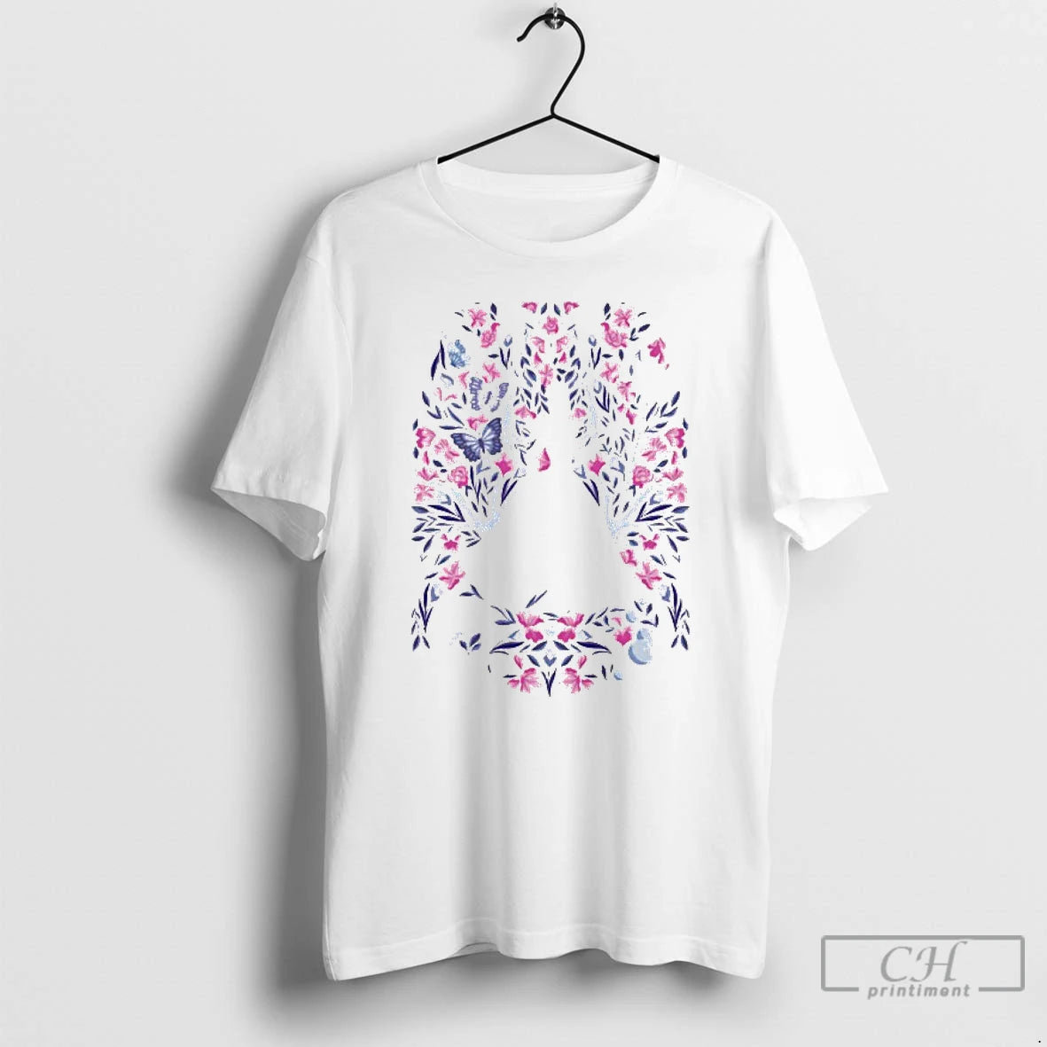 Classic Wicked For Good Floral T Shirts Hoodie Sweatshirt | PurePodTees.com