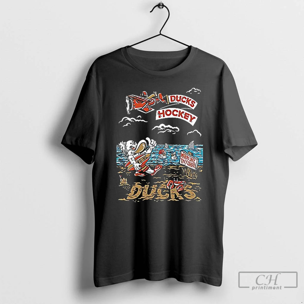 Classic Wild Wing Safe Waters Ducks Hockey T Shirts Hoodie Sweatshirt | PurePodTees.com