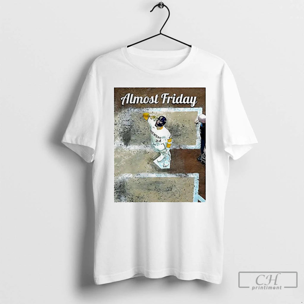 Classic William Contreras Milwaukee Brewers Baseball Almost Friday T Shirts