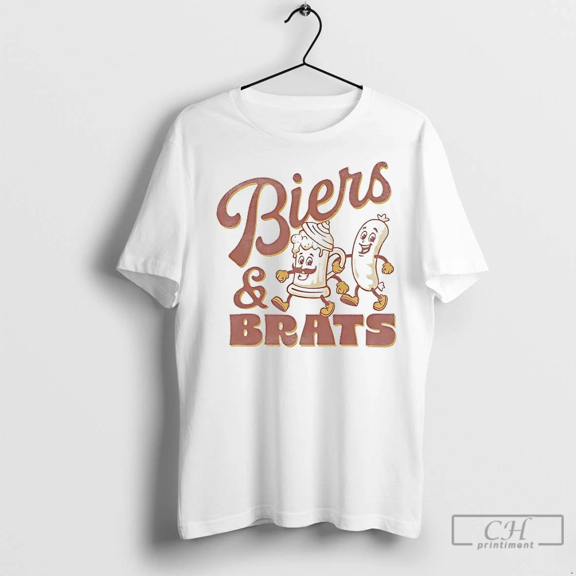 Classic Willkommen Biers And Brats Oktoberfest Shirt Hoodie Sweatshirt | PurePodTees.com