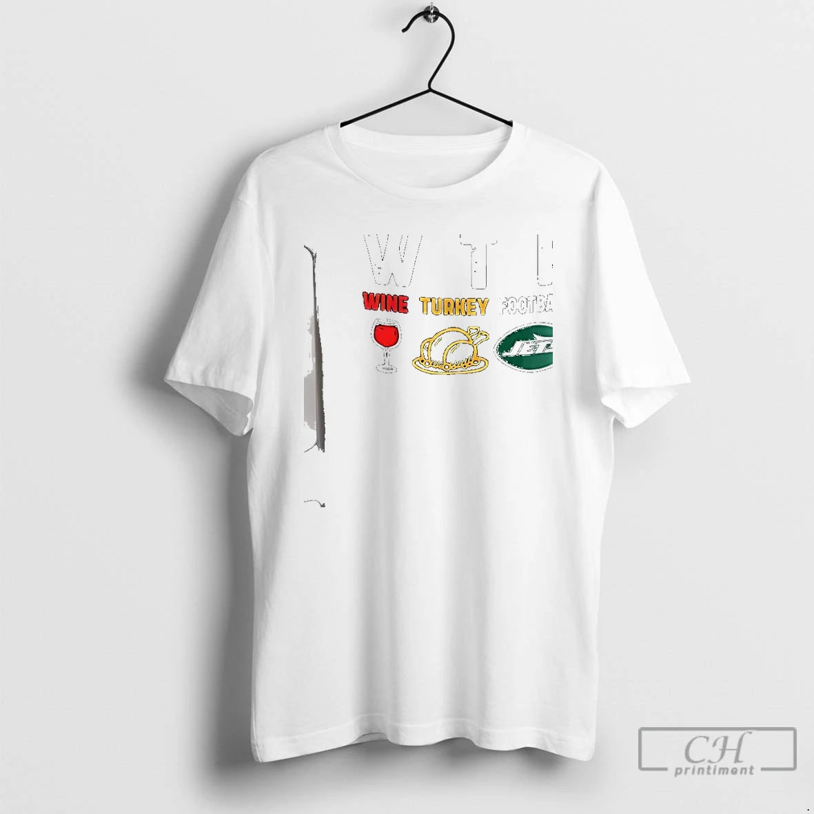 Classic Wine Turkey New York Jets Football Thanksgiving Shirt Hoodie Sweatshirt | PurePodTees.com