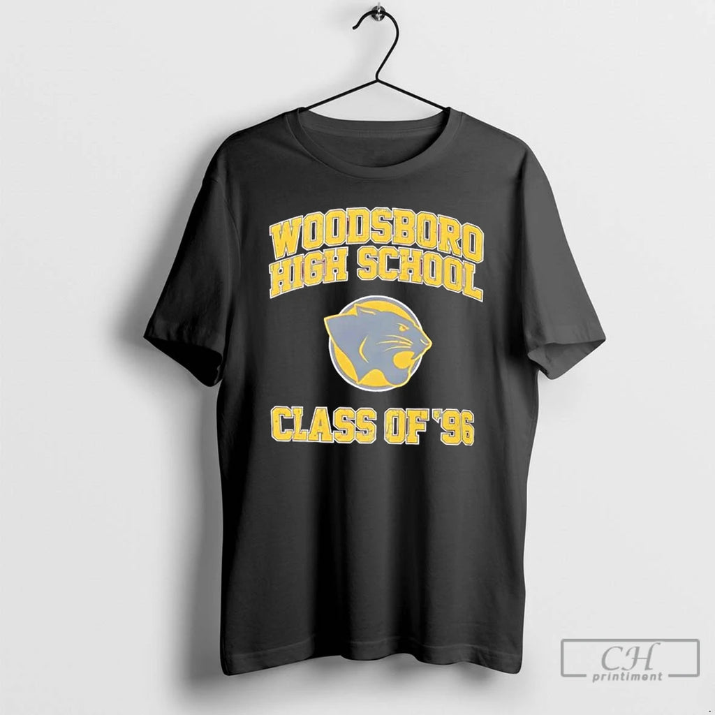 Classic Woodsboro High School Class Of 96 Retro T Shirts