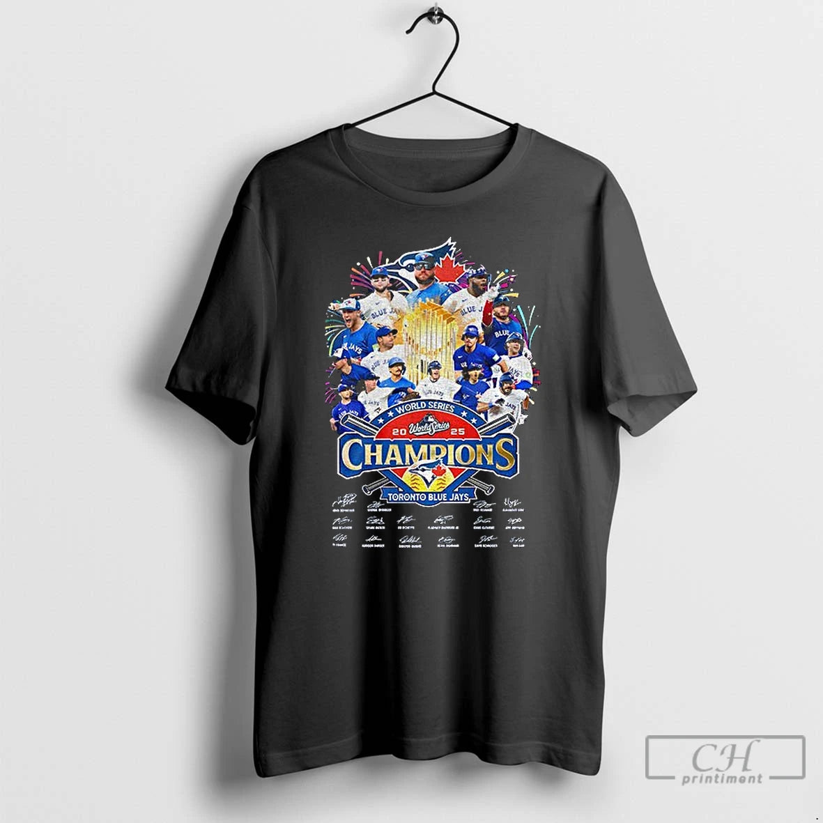 Classic World Series 2025 Champions Toronto Blue Jays Signed Mlb T Shirts Hoodie Sweatshirt | PurePodTees.com