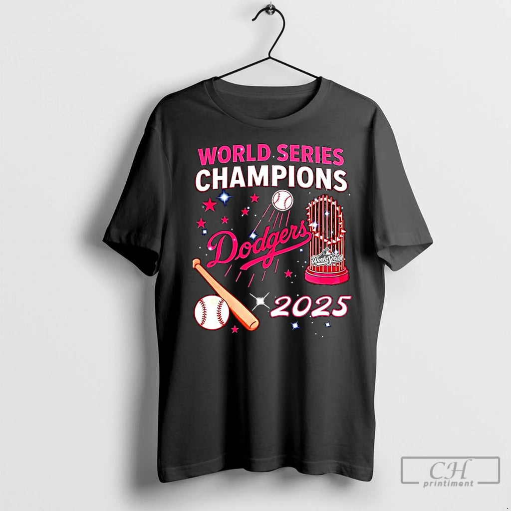 Classic World Series Champions Dodgers 2025 Commemorative Graphic Shirt Hoodie Sweatshirt | PurePodTees.com