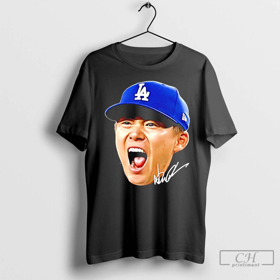 Classic Yamamoto Aura Los Angeles Dodgers 2025 World Series Champions Big Face T Shirts Hoodie Sweatshirt | PurePodTees.com