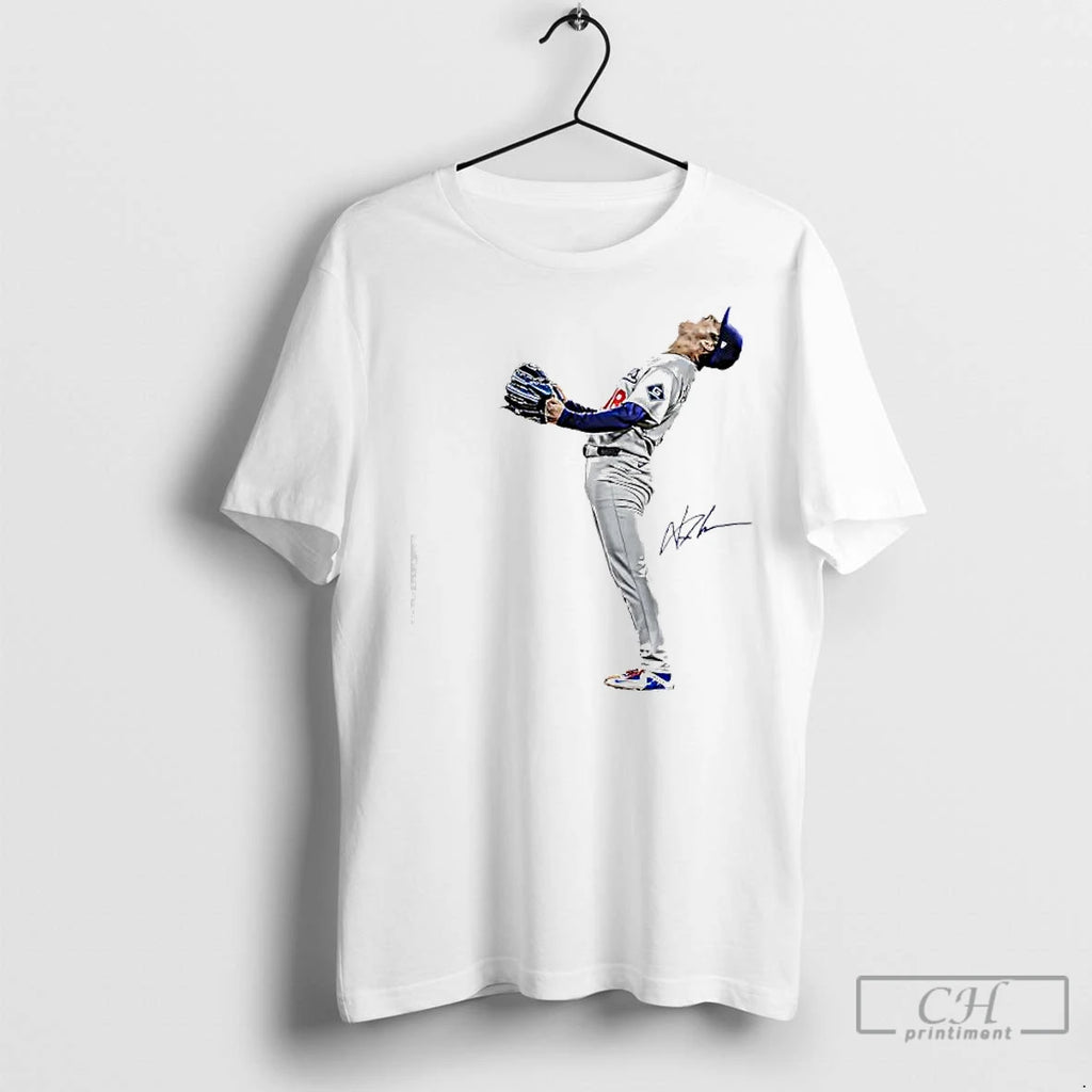 Classic Yamamoto Lights Out Dodgers Signature Collection Shirt Hoodie Sweatshirt | PurePodTees.com