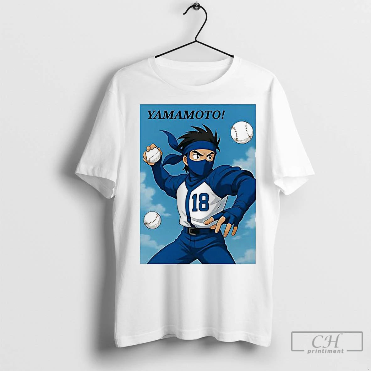 Classic Yamamoto Los Angeles Dodgers Number 18 Anime Shirt Hoodie Sweatshirt | PurePodTees.com