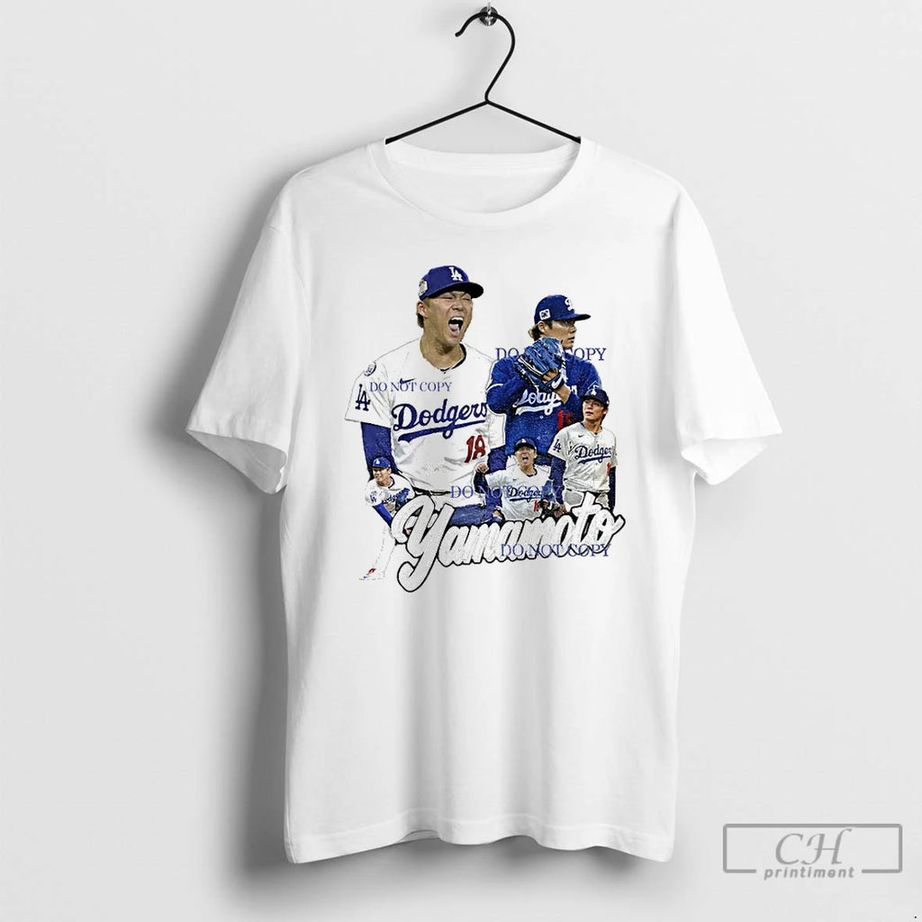 Classic Yamamoto Baseball Los Angeles Graphic Shirt Hoodie Sweatshirt | PurePodTees.com