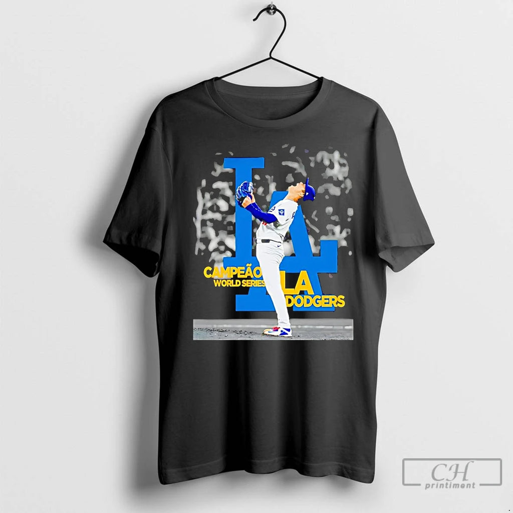 Classic Yoshinobu Yamamoto 2025 Dodgers World Series Champions Shirt Hoodie Sweatshirt | PurePodTees.com