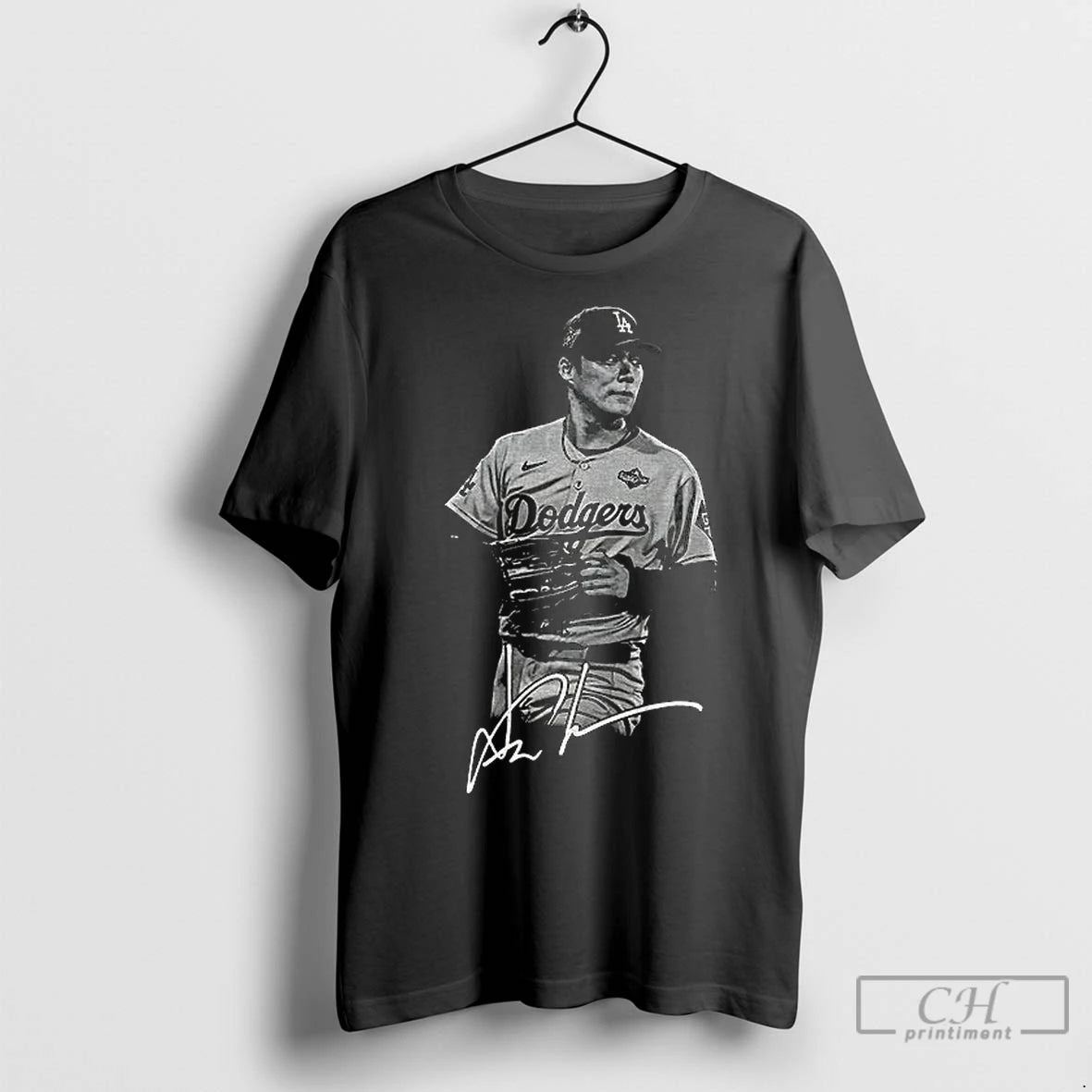 Classic Yoshinobu Yamamoto Los Angeles Dodgers Mlb World Series Champions Signature Shirt Hoodie Sweatshirt | PurePodTees.com