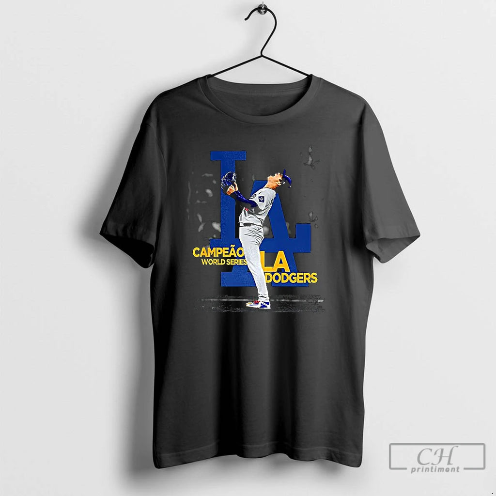 Classic Yoshinobu Yamamoto Los Angeles Dodgers World Series Champions 2025 Celebration Shirt Hoodie Sweatshirt