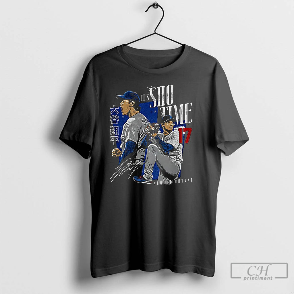 Classic Yoshinobu Yamamoto Los Angeles Dodgers Baseball Its Sho Time Signature T Shirts